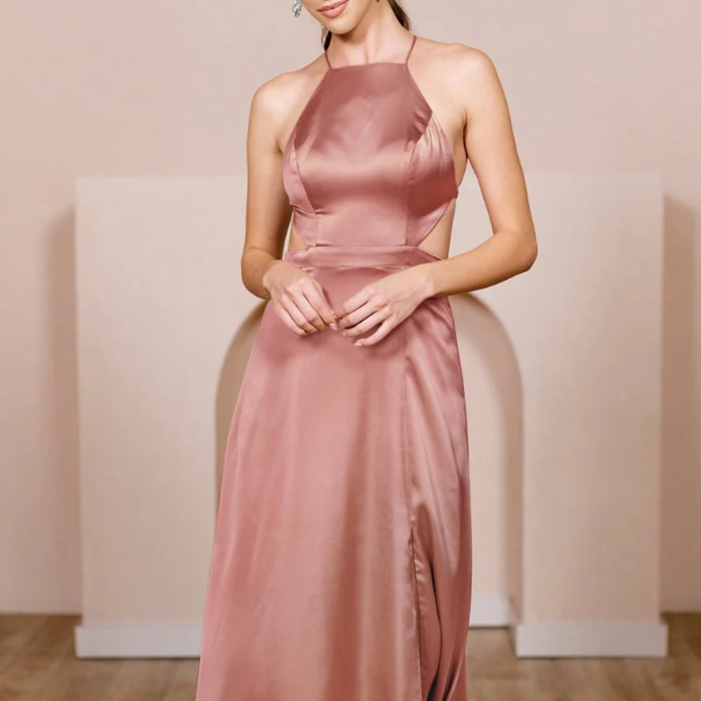 NWT Revelry Haven Desert Rose bridesmaids dress size 8P